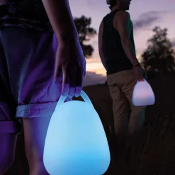 LUMISKY - Baladeuse lumineuse multicolore Ø 20 x H. 25 cm + télécommande