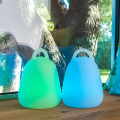 LUMISKY - Baladeuse lumineuse multicolore Ø 20 x H. 25 cm + télécommande