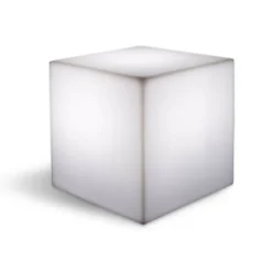 LUMISKY - Cube lumineux tabouret filaire pour extérieur led - - carry w40 - blanc - 10w - hauteur 40cm
