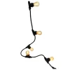 LUMISKY - Guirlande lumineuse blanc chaud 5m avec 10 ampoules led link me light - douille e27