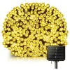 LUMISKY - Guirlande lumineuse solaire 8 modes yogy jaune plastique 33.90m