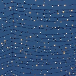 LUMISKY - Guirlande lumineuse solaire 8 modes yogy jaune plastique 33.90m