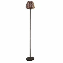 LUMISKY - Lampadaire nomade midy beige poly rotin