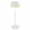 LUMISKY - Lampe de table design stone blanc aluminium h33cm