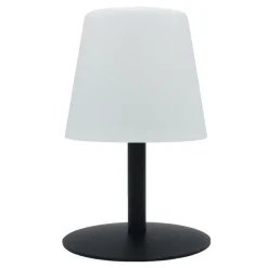 LUMISKY - Lampe de table sans fil led standy mini noir acier h25cm