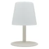 LUMISKY - Lampe de table sans fil led standy mini cream - - acier creme - blanc chaud/blanc froid - autonome 8h