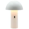 LUMISKY - Lampe de table sans fil led tod blanc metal h28cm