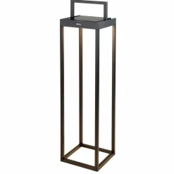 LUMISKY - Lanterne solaire handy noir aluminium h52,5cm