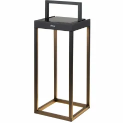LUMISKY - Lanterne solaire handy noir aluminium h32,5cm