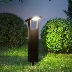 LUMISKY - Lot de 2 balises solaires brity noir abs h49cm