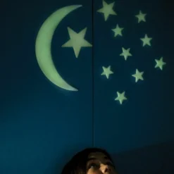 4M - Lune et 12 étoiles phosphorescentes 4m