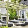 MADERLAND - Pergola en bois autoportante - modèle cambados - 300 x 300 cm