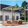 MADERLAND - Pergola en bois massif madrid 420 x 420 cm