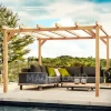 MADERLAND - Pergola en bois autoportante - modèle linares - 500 x 300 cm