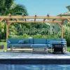 MADERLAND - Pergola en bois autoportante - modèle valencia - 400 x 300 cm