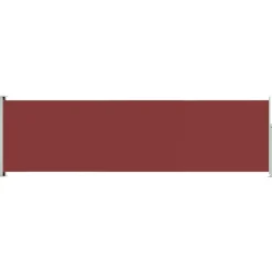 MAISON EXCLUSIVE - Auvent latéral rétractable de patio 180x600 cm rouge