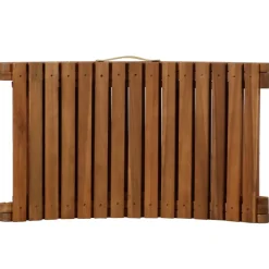MAISON EXCLUSIVE - Chaise longue avec coussin bois d'acacia solide crème