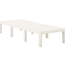 MAISON EXCLUSIVE - Chaise longue plastique blanc