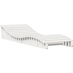 MAISON EXCLUSIVE - Chaise longue blanc 205x70x31,5 cm bois massif de pin