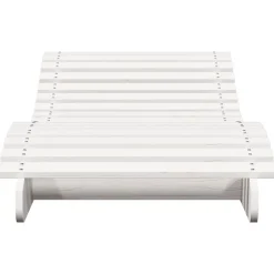 MAISON EXCLUSIVE - Chaise longue blanc 205x70x31,5 cm bois massif de pin