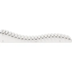 MAISON EXCLUSIVE - Chaise longue blanc 205x70x31,5 cm bois massif de pin