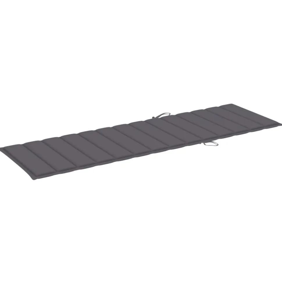 MAISON EXCLUSIVE - Chaise longue double avec coussins anthracite pin imprégné