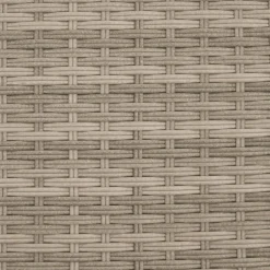 MAISON EXCLUSIVE - Chaise longue avec coussins gris clair résine tressée