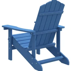 MAISON EXCLUSIVE - Chaise adirondack de jardin pehd bleu marine
