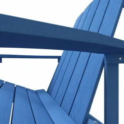MAISON EXCLUSIVE - Chaise adirondack de jardin pehd bleu marine