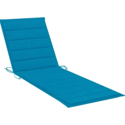 MAISON EXCLUSIVE - Chaise longue de jardin avec coussin bambou