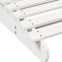 MAISON EXCLUSIVE - Chaise longue blanc 205x110x31,5 cm bois massif de pin