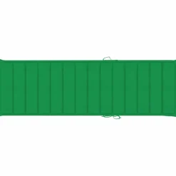 MAISON EXCLUSIVE - Chaise longue avec coussin vert bois de pin imprégné