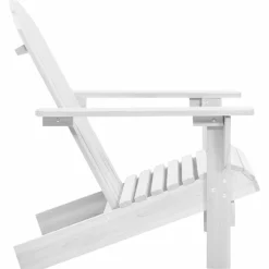 MAISON EXCLUSIVE - Chaise de jardin bois blanc