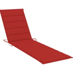 MAISON EXCLUSIVE - Chaise longue avec table et coussin bois de teck solide