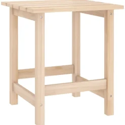 MAISON EXCLUSIVE - Chaise de jardin adirondack avec table bois de sapin massif