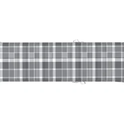 MAISON EXCLUSIVE - Chaise longue avec coussin carreaux gris bois de pin imprégné