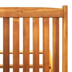 MAISON EXCLUSIVE - Chaise longue 2 places bois d'acacia massif