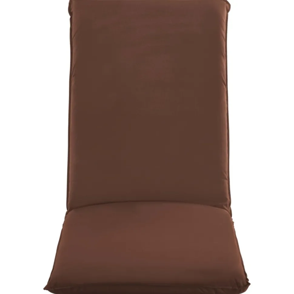 MAISON EXCLUSIVE - Chaise longue pliable tissu oxford marron
