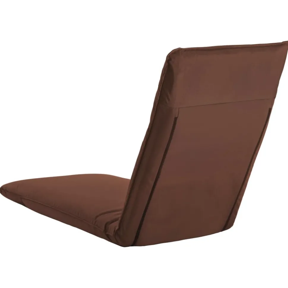 MAISON EXCLUSIVE - Chaise longue pliable tissu oxford marron
