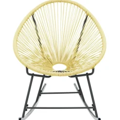 MAISON EXCLUSIVE - Chaise d'extérieur acapulco résine tressée beige