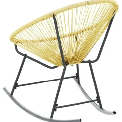 MAISON EXCLUSIVE - Chaise d'extérieur acapulco résine tressée beige