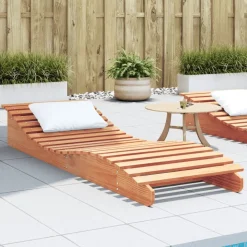 MAISON EXCLUSIVE - Chaise longue cire marron 205x60x31,5 cm bois massif de pin