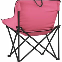 MAISON EXCLUSIVE - Chaise de camping avec poche pliable lot de 2 rose