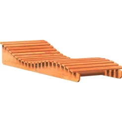 MAISON EXCLUSIVE - Chaise longue cire marron 205x70x31,5 cm bois massif de pin