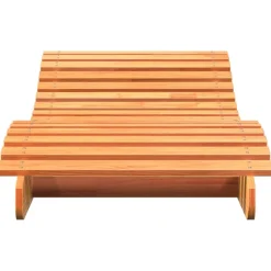 MAISON EXCLUSIVE - Chaise longue cire marron 205x70x31,5 cm bois massif de pin