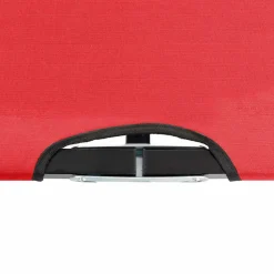 MAISON EXCLUSIVE - Chaise longue pliable 2 places rouge acier