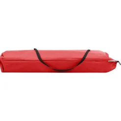 MAISON EXCLUSIVE - Chaise longue pliable 2 places rouge acier