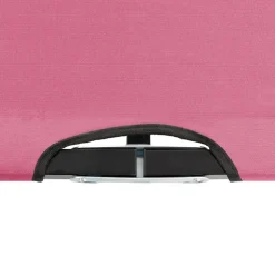 MAISON EXCLUSIVE - Chaise longue pliable 2 places rose acier