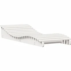 MAISON EXCLUSIVE - Chaise longue blanc 205x80x31,5 cm bois massif de pin