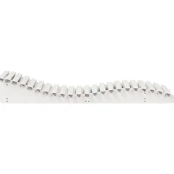 MAISON EXCLUSIVE - Chaise longue blanc 205x80x31,5 cm bois massif de pin